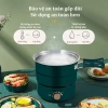Nồi điện gấp gọn 500W đa năng du lịch dã ngoại, khay hấp tiện lợi, chống dính - Giá chỉ 388.000₫ 5