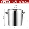 Nồi inox 170L 60x60 cm đáy dày hầm xương, nấu nước, bánh chưng – giảm còn 1,450,000₫ 10
