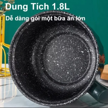 Nồi Mini Đa Năng 18CM DATKIEN Chống Dính - Kèm Giá Hấp, Chiên Xào, Giá 85.000đ 3