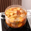 Nồi Thủy Tinh Borosilicate Chịu Nhiệt Nấu Cháo Canh Lẩu Mini Dùng Lửa Trực Tiếp và Bếp Điện Gốm Giá 82.000₫ 7