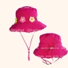 Nón bucket Mẹ và Bé LOULIHAT - Tai bèo, viền rách hoa len, thoáng mát, giá 62.998 8