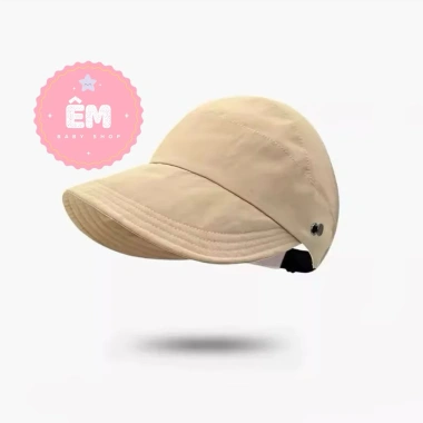 Nón bucket nữ vành rộng chống nắng, hở chóp, có nút đeo khẩu trang - Giá chỉ 59.000₫ 10 Nón bucket nữ vành rộng chống nắng, hở chóp, có nút đeo khẩu trang - Giá chỉ 59.000₫ 10