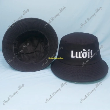 Nón bucket thêu chữ Việt Nam, vành rộng 6cm, mũ tai bèo nhung, nam nữ 34.800₫