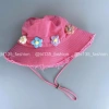 Nón bucket viền rách + charm hoa len - Mũ tai bèo vành rộng, chống nắng BL135 7