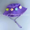 Nón bucket viền rách + charm hoa len - Mũ tai bèo vành rộng, chống nắng BL135 10