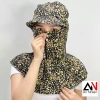 Nón Chống Nắng Khóa Kéo 4 Chiều Thun Lạnh ATI - Tặng Vớ Đặc Biệt 6