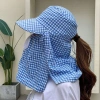 Nón chống nắng mỏng mát họa tiết hoa kèm khẩu trang - Giá chỉ 29.000₫ giảm sâu 5