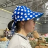 Nón chống nắng nữ vành rộng đuôi thun điều chỉnh size, thoáng mát - 27.000đ 6