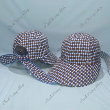Nón chống nắng nữ vành rộng đuôi thun điều chỉnh size, thoáng mát - 27.000đ