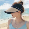 Nón chóp nữ hot trend, vành rộng chống tia UV, nón cói nửa đầu - Giá chỉ 6.000₫ 5