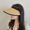 Nón chóp nữ hot trend, vành rộng chống tia UV, nón cói nửa đầu - Giá chỉ 6.000₫ 7