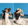 Nón Cói Đi Biển Vành Rộng Dây Nơ Đen - Siêu Nhẹ, Bảo Vệ Nắng, Giá Ưu Đãi 5