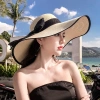 Nón Cói Đi Biển Vành Rộng Dây Nơ Đen - Siêu Nhẹ, Bảo Vệ Nắng, Giá Ưu Đãi 9