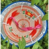 Nón Lá Cách Nhiệt Chống Nóng - Bọc Trùm Nón Xốp ĐK 50cm Giá 35k