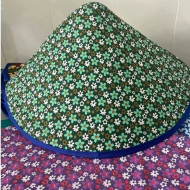 Nón Lá Cách Nhiệt Chống Nóng - Bọc Trùm Nón Xốp ĐK 50cm Giá 35k 6