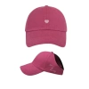 Nón Lưỡi Trai Cotton Hở Chóp Nữ Thêu Tim Hàn Quốc – Mũ Thể Thao Chạy Bộ CAP103 10
