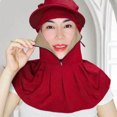 Nón mũ chống nắng nữ khẩu trang che mặt trùm kín đầu 2 lớp vải lót lưới - Giá chỉ 29.000 VND