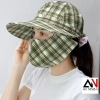 Nón mũ chống nắng vành rộng kèm khẩu trang - Giá chỉ 54.444₫, giảm mạnh 3