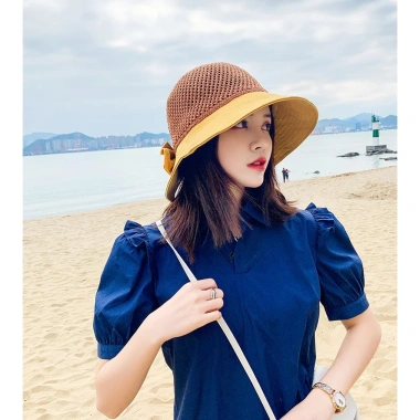 Nón rộng vành thời trang style Cói cực chất phối nơ - Giá ưu đãi 102.349₫ 9