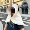 Nón rộng vành và khẩu trang UV 3 trong 1, khăn choàng bảo vệ mặt cổ mùa hè 140k 5