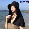 Nón rộng vành và khẩu trang UV 3 trong 1, khăn choàng bảo vệ mặt cổ mùa hè 140k 8