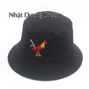 Nón tai bèo bucket cotton thoáng mát thiết kế con rồng con gà giá chỉ 29.900₫