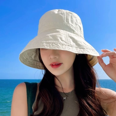 Nón Tai Bèo Chống Nắng Vành Rộng Gấp Gọn Thời Trang Xuân Thu Nữ Giá Ưu Đãi 167k