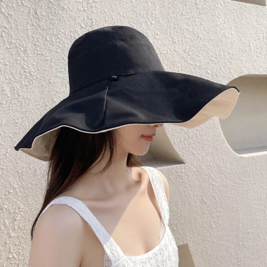 Nón Vải Vành Rộng 15cm 2 Mặt Màu Trơn Chống Nắng RQN2.263 - Giá chỉ 54.200₫ 3 Nón Vải Vành Rộng 15cm 2 Mặt Màu Trơn Chống Nắng RQN2.263 - Giá chỉ 54.200₫ 3