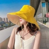 Nón Vải Vành Rộng 15cm 2 Mặt Màu Trơn Chống Nắng RQN2.263 - Giá chỉ 54.200₫ 7