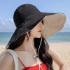 Nón Vải Vành Rộng 15cm 2 Mặt Màu Trơn Chống Nắng RQN2.263 - Giá chỉ 54.200₫ 10