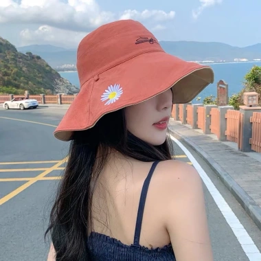 Nón Vải Vành Rộng Hoa Cúc Chữ Ký L1.663 - Thời Trang Summer, Giá Ưu Đãi 79,350₫ 5 Nón Vải Vành Rộng Hoa Cúc Chữ Ký L1.663 - Thời Trang Summer, Giá Ưu Đãi 79,350₫ 5