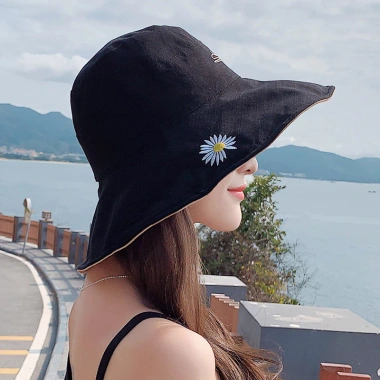 Nón Vải Vành Rộng Hoa Cúc Chữ Ký L1.663 - Thời Trang Summer, Giá Ưu Đãi 79,350₫ 9 Nón Vải Vành Rộng Hoa Cúc Chữ Ký L1.663 - Thời Trang Summer, Giá Ưu Đãi 79,350₫ 9