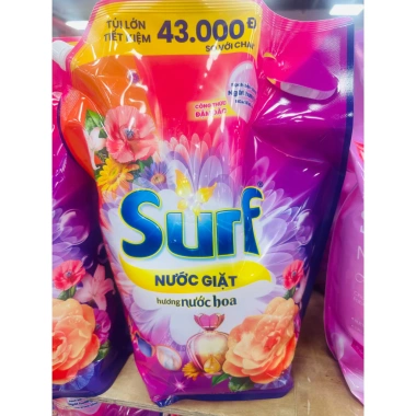 Nước Giặt Surf Hương Nước Hoa 3.1kg Cho Máy Giặt Cửa Trên Giá Giảm 109.900đ