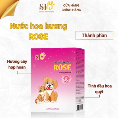 Nước hoa cao cấp hương hoa hồng Rose Chó Mèo 50ml - Giá ưu đãi 124.949₫