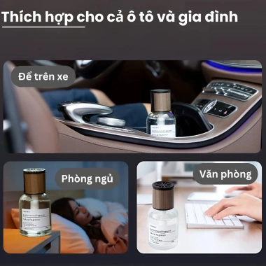 Nước Hoa Cao Cấp Ô Tô 160ml - Tinh Dầu Khử Mùi, Chống Say Xe, Bàn & Phòng Ngủ, 35.000₫ 3 Nước Hoa Cao Cấp Ô Tô 160ml - Tinh Dầu Khử Mùi, Chống Say Xe, Bàn & Phòng Ngủ, 35.000₫ 3