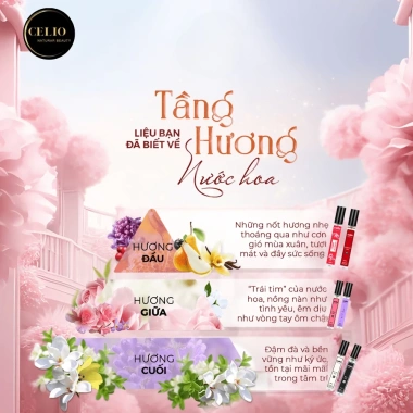 Nước hoa Celio Nữ Mini 10ml - Xịt thơm body nhẹ nhàng, quyến rũ, lưu hương lâu mùi gỗ ngọt, giá chỉ 50.000 VND