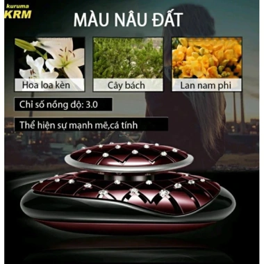 Nước hoa đính đá CHAGELNA cao cấp 80ml – Khử mùi, chống say xe, chiết xuất thiên nhiên, đặt taplo ô tô, giá 55.000₫