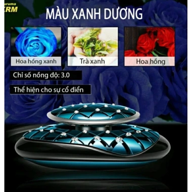 Nước hoa đính đá CHAGELNA cao cấp 80ml – Khử mùi, chống say xe, chiết xuất thiên nhiên, đặt taplo ô tô, giá 55.000₫
