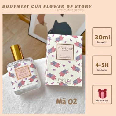 Nước hoa Flower Of Story 30ml hương hoa trái cây nhẹ nhàng cho học sinh 13 mùi - 49.500đ 10 Nước hoa Flower Of Story 30ml hương hoa trái cây nhẹ nhàng cho học sinh 13 mùi - 49.500đ 10