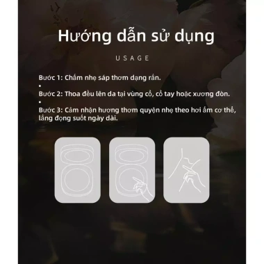 Nước hoa khô dạng sáp hương thảo mộc lâu trôi không cồn, nhỏ gọn - Quà tặng bạn gái 59k