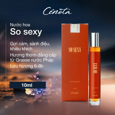 Nước Hoa Lăn Nữ Cenota So Sexy 10ml - Gợi Cảm, Sành Điệu, Giá Giảm 125k