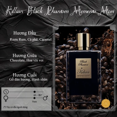 Nước hoa nam Kilian Black Phantom Memento Mori 50ml - Giá ưu đãi 441.885 VND