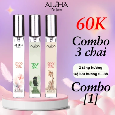 Nước Hoa Nữ Aleha Ngọt Ngào 10ml - Hương Hoa Tinh Tế Sang Trọng Giá 23.000đ