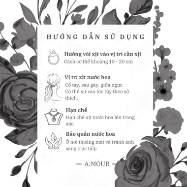 Nước hoa nữ Amoures So Sexy By Night 30ml - Hương nhập khẩu quyến rũ, bí ẩn, gợi cảm - Giá 75.100 VND 4 Nước hoa nữ Amoures So Sexy By Night 30ml - Hương nhập khẩu quyến rũ, bí ẩn, gợi cảm - Giá 75.100 VND 4