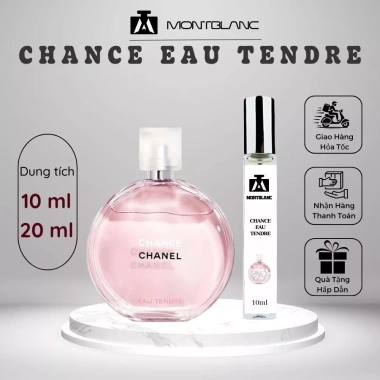 Nước hoa Nữ Chance Hồng/Xanh 10ml Montblanc - Ngọt ngào, nữ tính, sang trọng, giá 125k Nước hoa Nữ Chance Hồng/Xanh 10ml Montblanc - Ngọt ngào, nữ tính, sang trọng, giá 125k