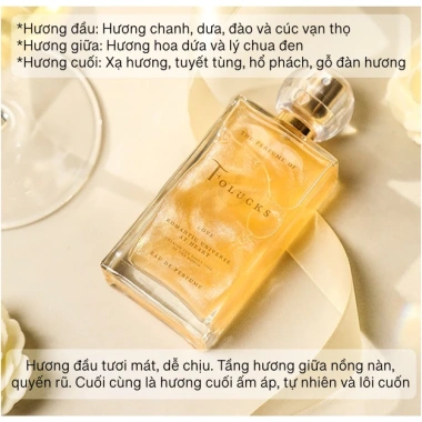 Nước hoa nữ FOLUCKS 50ml - Hương thơm lâu, dịu ngọt, thanh mát, chỉ 115k 3