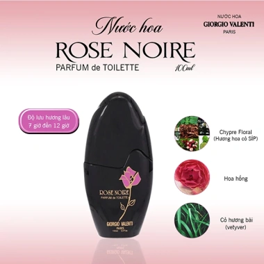 Nước Hoa Nữ Giorgio Valenti Rose Noire 100ml - Nhập Khẩu Chính Hãng, 525.000₫ 2 Nước Hoa Nữ Giorgio Valenti Rose Noire 100ml - Nhập Khẩu Chính Hãng, 525.000₫ 2