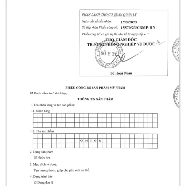 Nước hoa nữ Gmior ngọt ngào gợi cảm sang chảnh lưu hương 8‑12h 10ml 35.000 VNĐ
