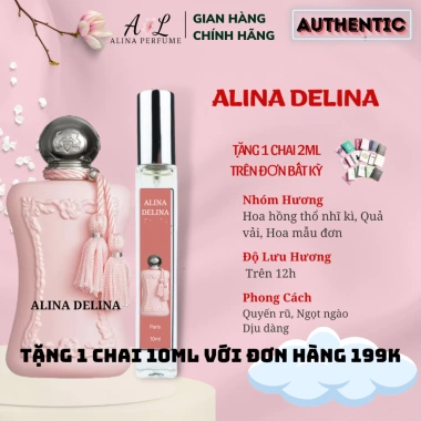 Nước Hoa Nữ GP Delina 10ml Chính Hãng Thơm Lâu Ngọt Ngào, Quyến Rũ, Giá 122.500₫ Nước Hoa Nữ GP Delina 10ml Chính Hãng Thơm Lâu Ngọt Ngào, Quyến Rũ, Giá 122.500₫