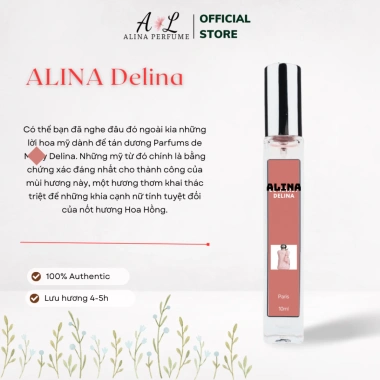 Nước Hoa Nữ GP Delina 10ml Chính Hãng Thơm Lâu Ngọt Ngào, Quyến Rũ, Giá 122.500₫